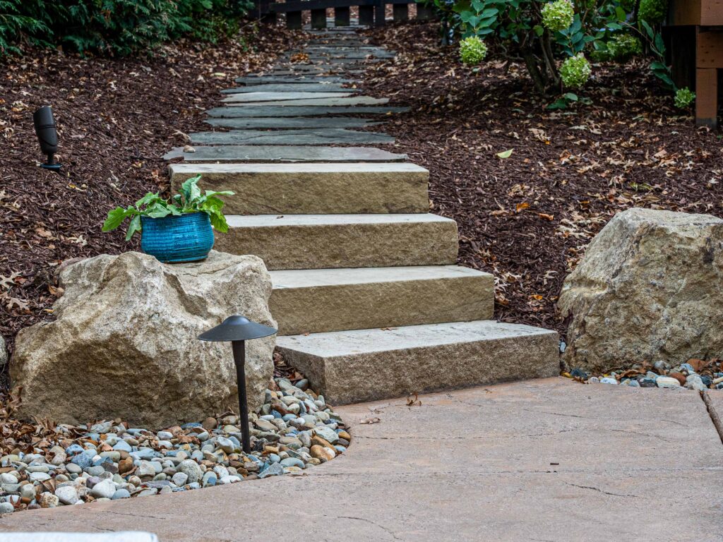 Stamped Concrete Pool Deck at McMurray, PA Home