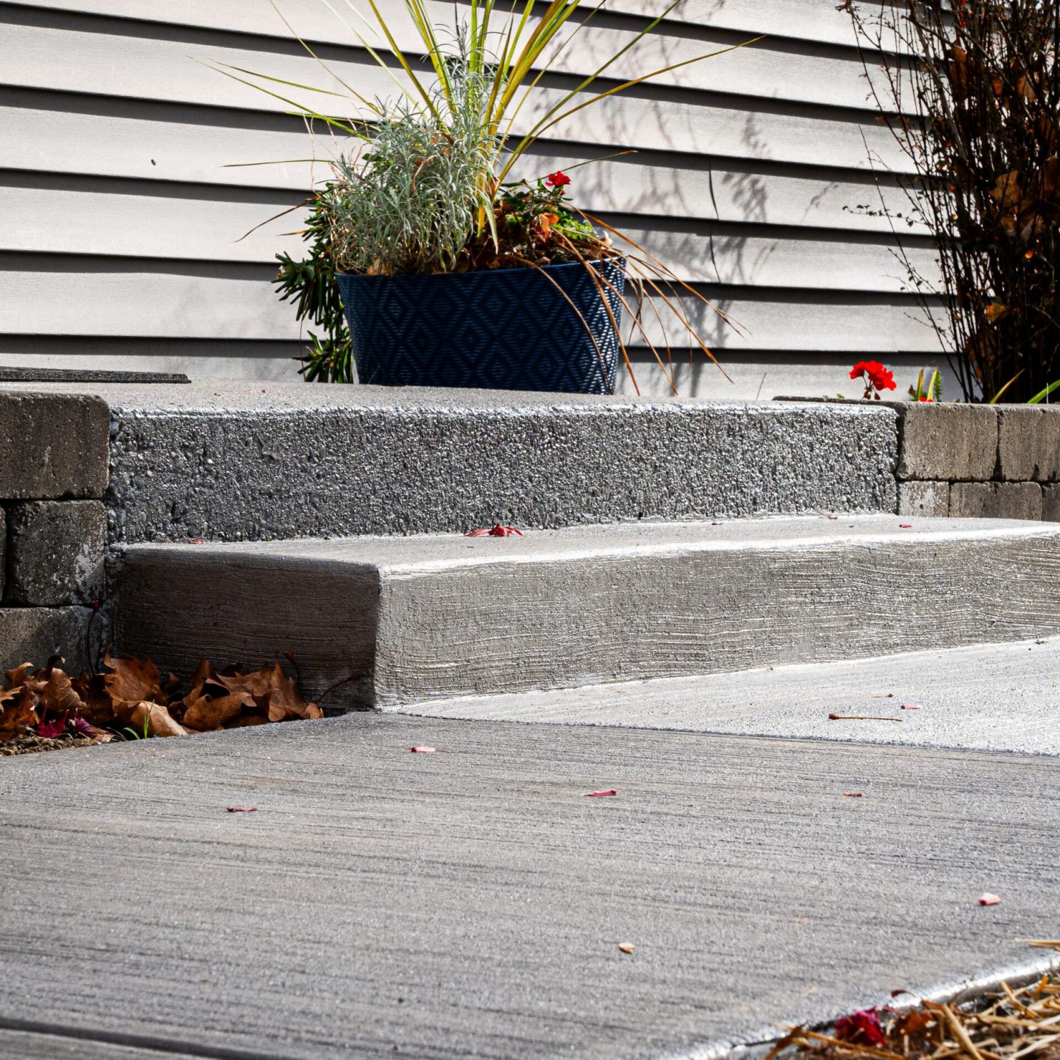 Brushed Concrete Driveway Upper St Clair