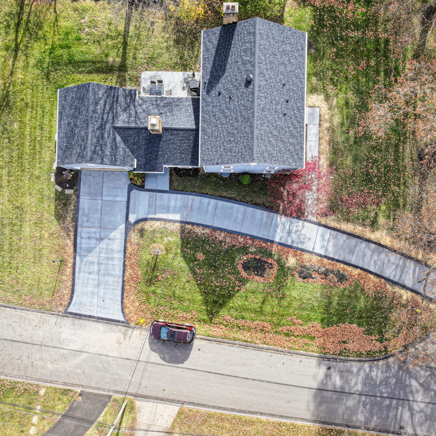 Brushed Concrete Driveway Upper St Clair