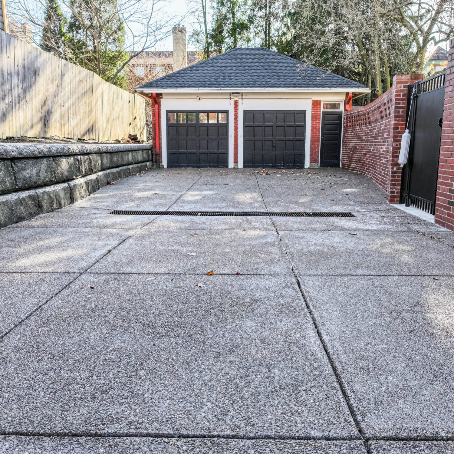 Exposed Aggregate Concrete Driveway in Squirrel Hill, Pennsylvania